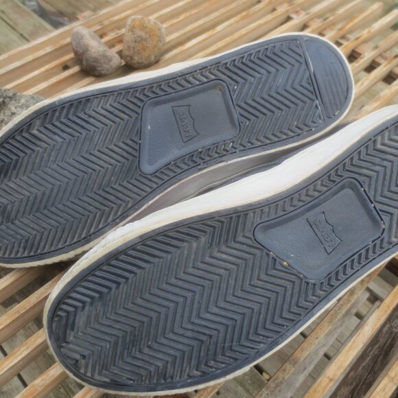 Levi's Red Tab Blue Canvas Casual Sneaker Shoes - Size 10 Men's. - Picture 13 of 14